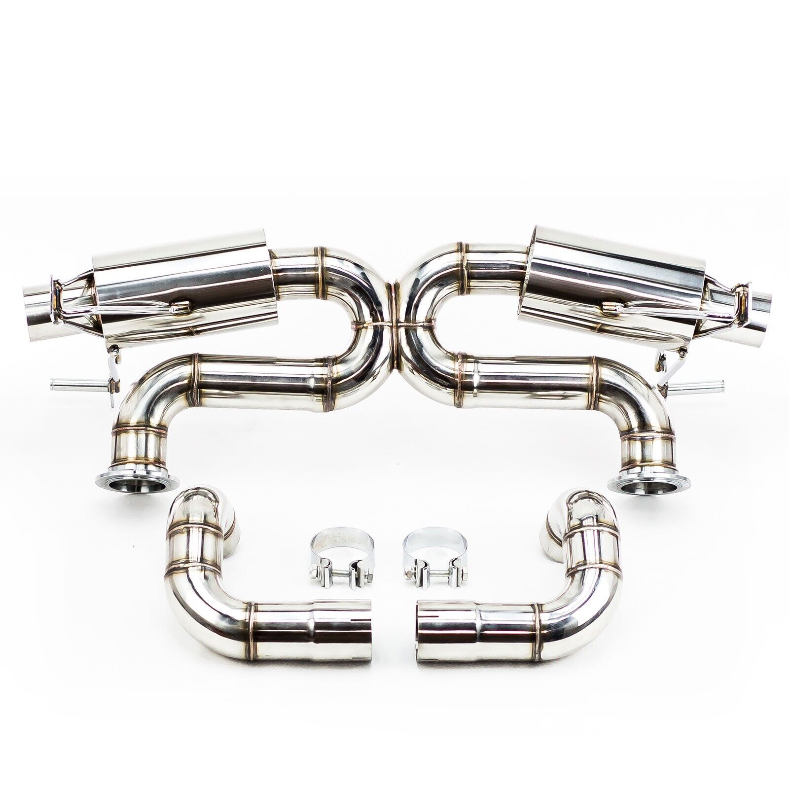 Rev9 Exhaust System, Stainless Steel, 2.75 Inch, Audi R8 5.2L V8 2008-2012