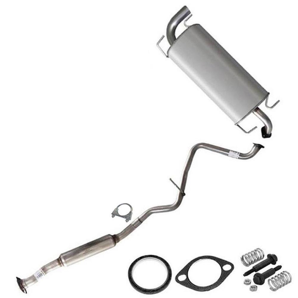 Stainless Steel Resonator Muffler Exhaust System Kit fits: 08-2011 Impreza Wagon