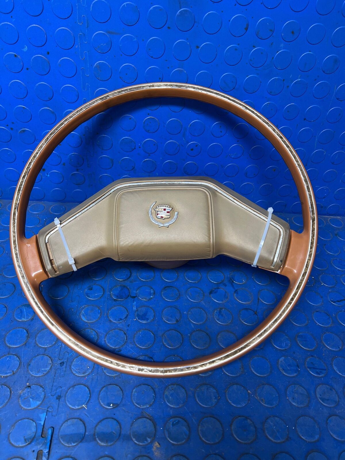 1979 Cadillac Seville Steering Wheel Assembly - Tan / Brown OEM