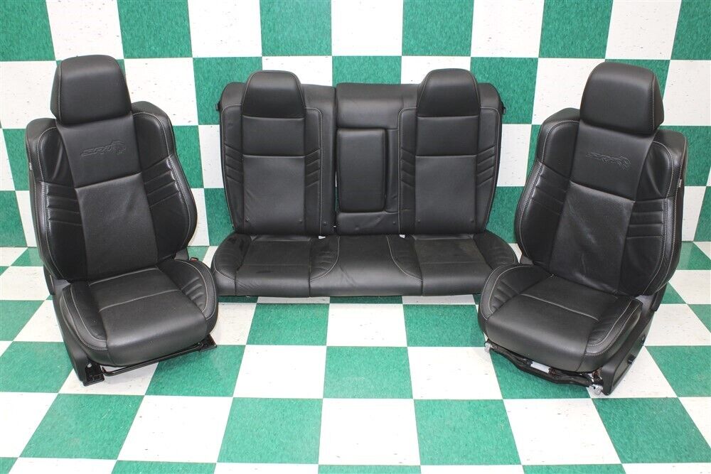 17' Challenger Hellcat SRT Leather Heat Cool Seats Power Manual Buckets Backseat