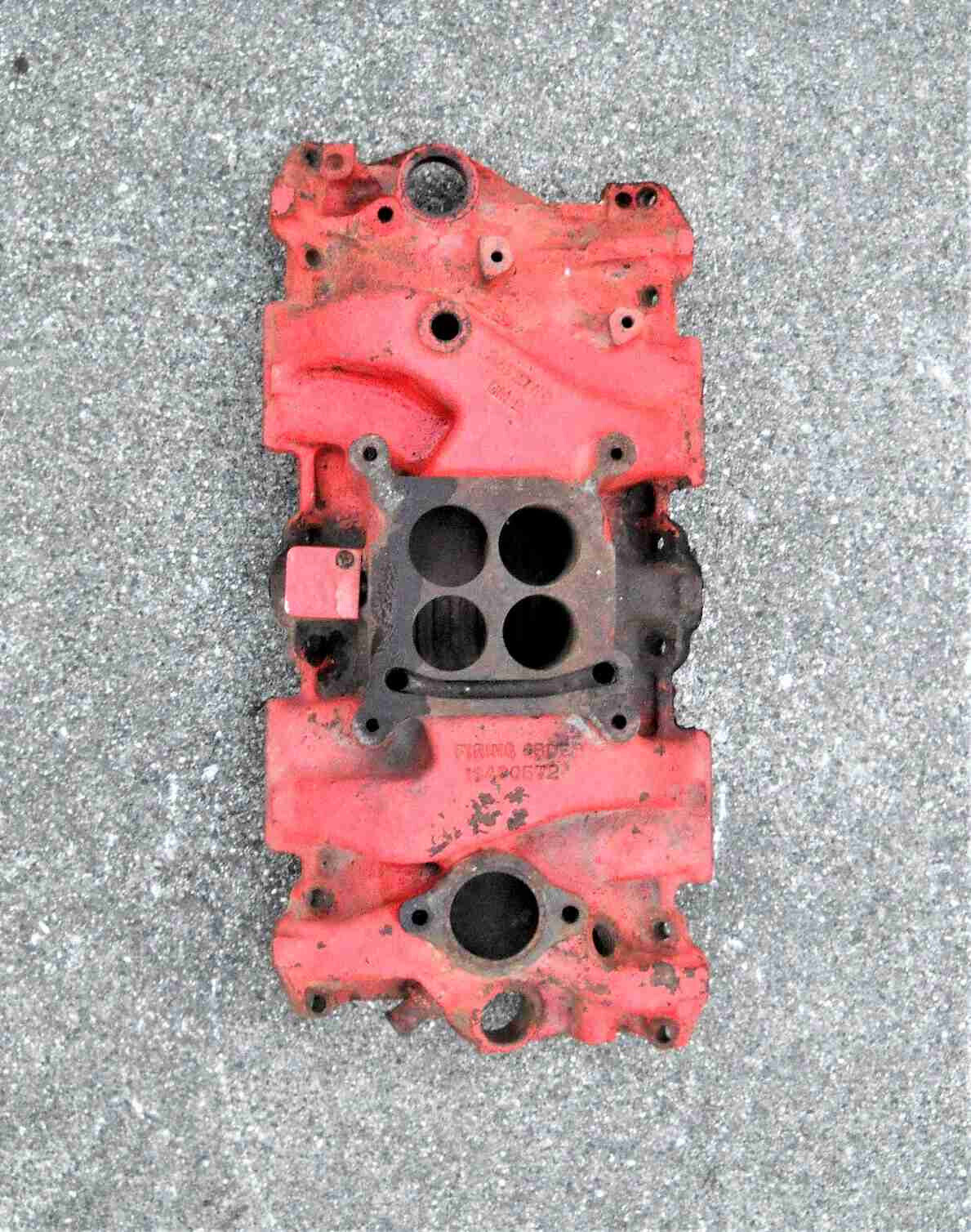1966 1967 Chevy 327 Intake Manifold for Holley(?) 3872783 Corvette Chevelle