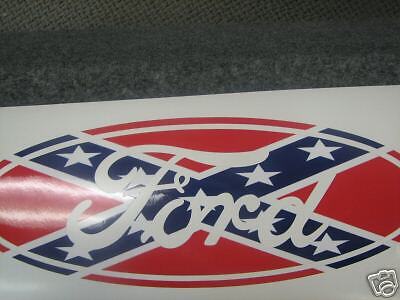 rebel flag ford sticker decal car graphics