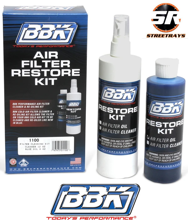 BBK Performance Universal 1100 AIR FILTER CLEANER CHARGER & BLUE RE-OILING KIT