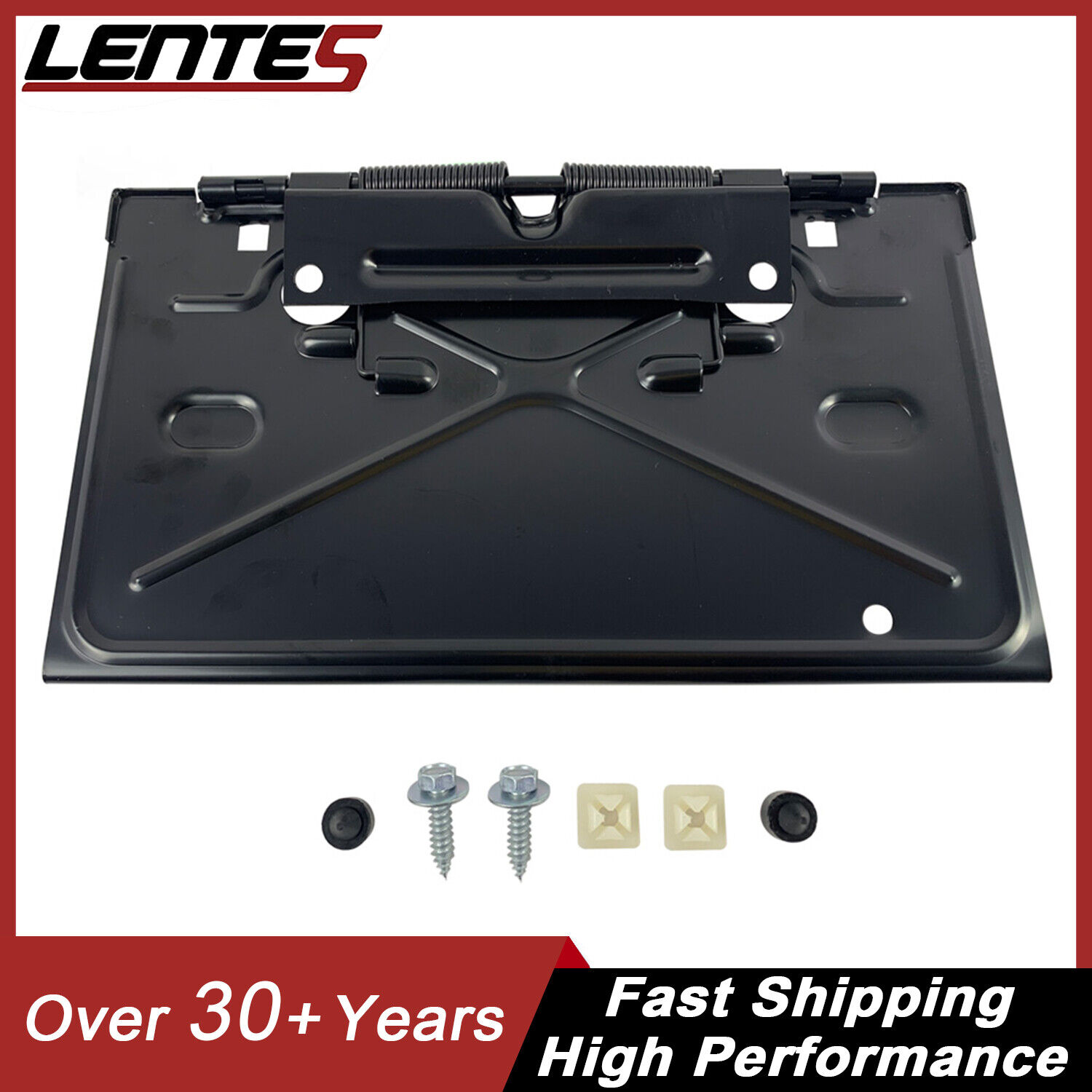 NEW License Plate Tag Bracket Rear with Hinge 68-72 Chevelle Monte Carlo Impala