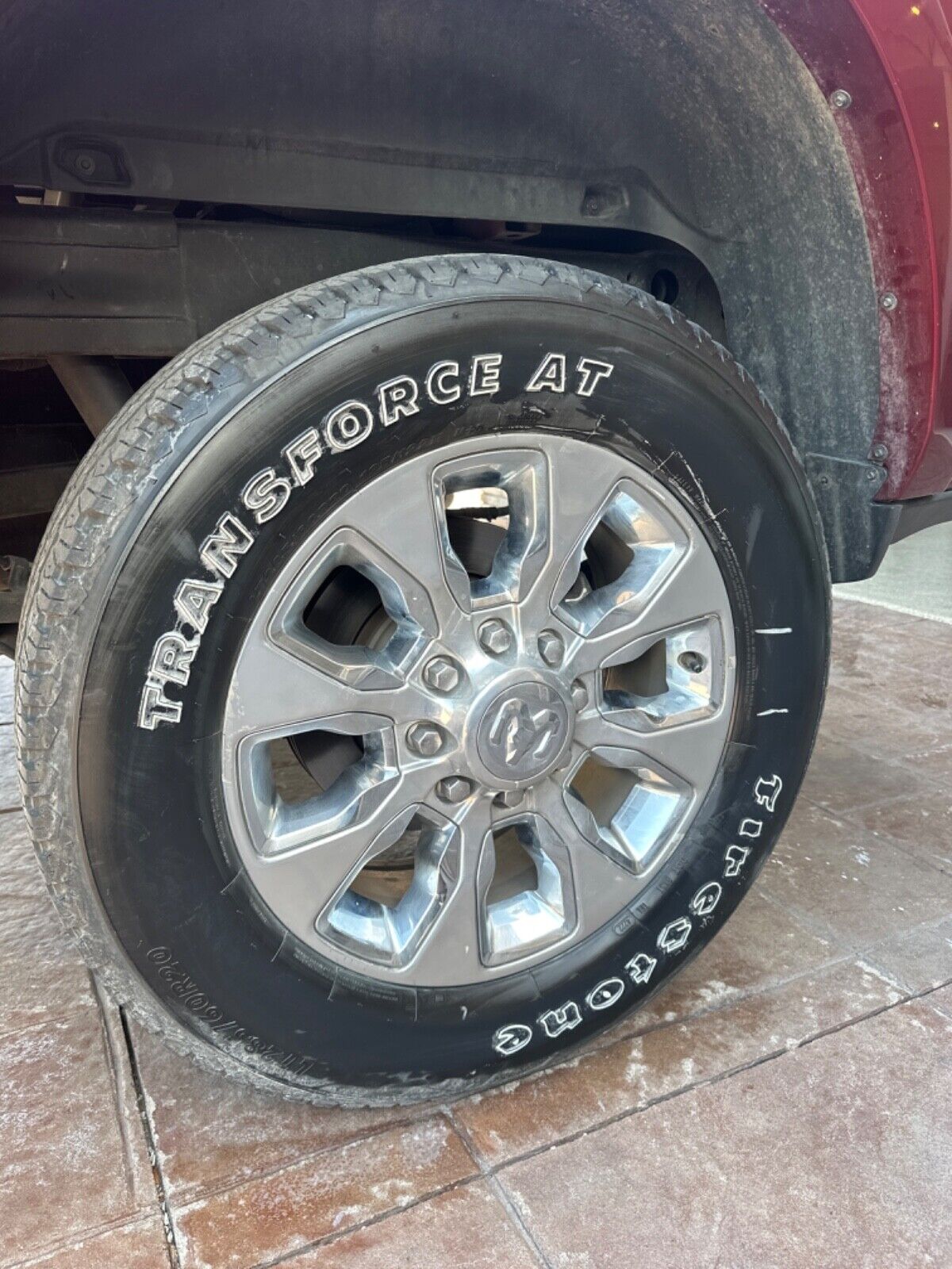 ram 2500 limited wheels and tires