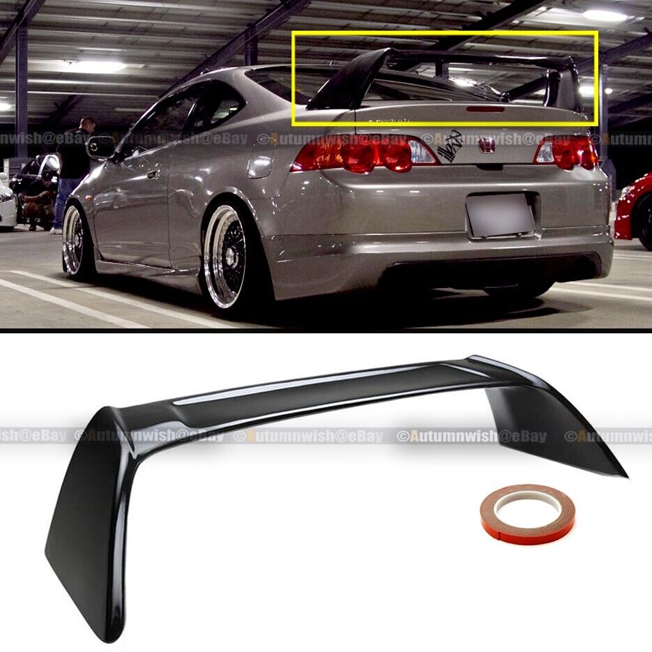 Fit 02-06 Acura RSX DC5 Glossy Black 1 Piece Type-R Rear ABS Trunk Wing Spoiler