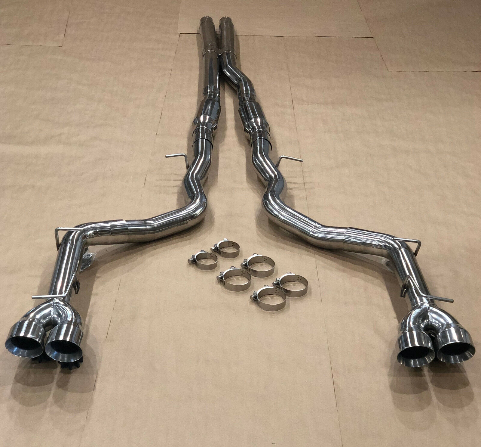 05-10 FOR Dodge Charger RT Exhaust System Stainless Steel RACE Cat-back W/ TIPS