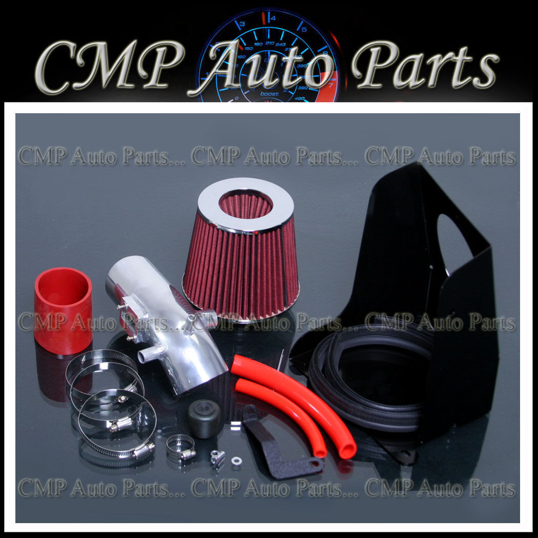 RED  HEATSHIELD AIR INTAKE KIT FIT 2010-2012 FORD FUSION 2.5 2.5L ENGINE