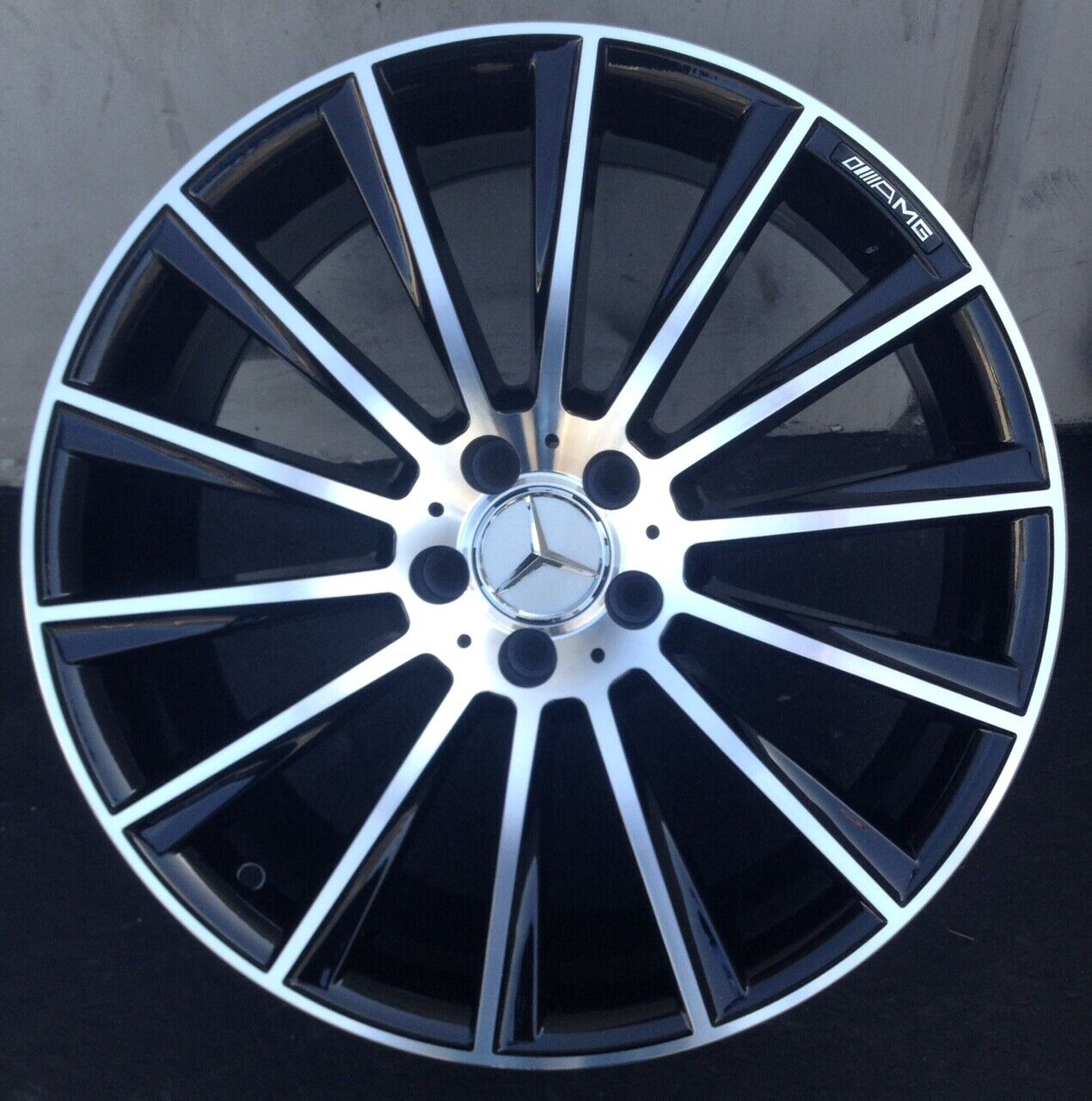 20'' Wheels fit Mercedes S550 CLS Bentley S63 E350 Black Machine Tires GLC 350