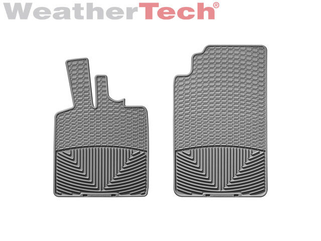 WeatherTech All-Weather Floor Mats for 2008-2011 Smart Car Fortwo 1st Row Grey