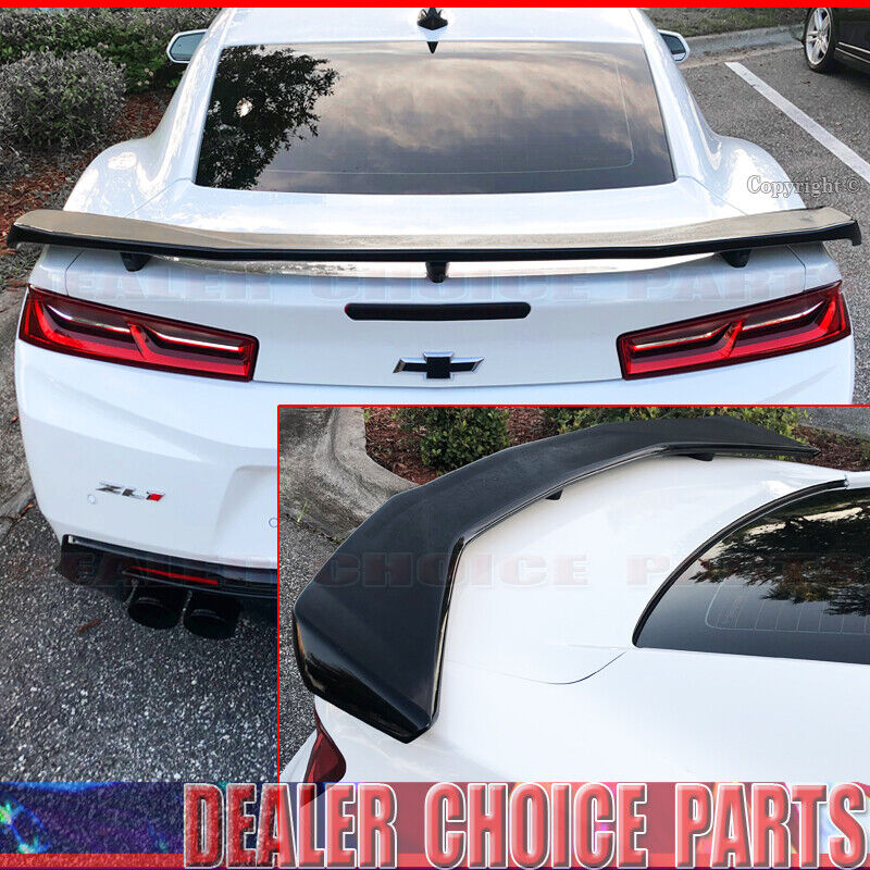 2016-2021 2022 Chevy Camaro ZL1 Factory Style Spoiler Wing PAINTED GLOSS BLACK