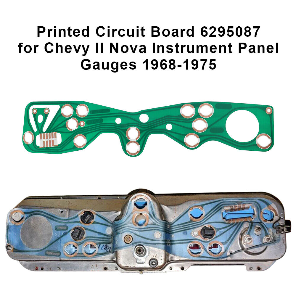 Printed Circuit Board 6295087 for 1968-1975 Chevy II Nova Instrument Gauges