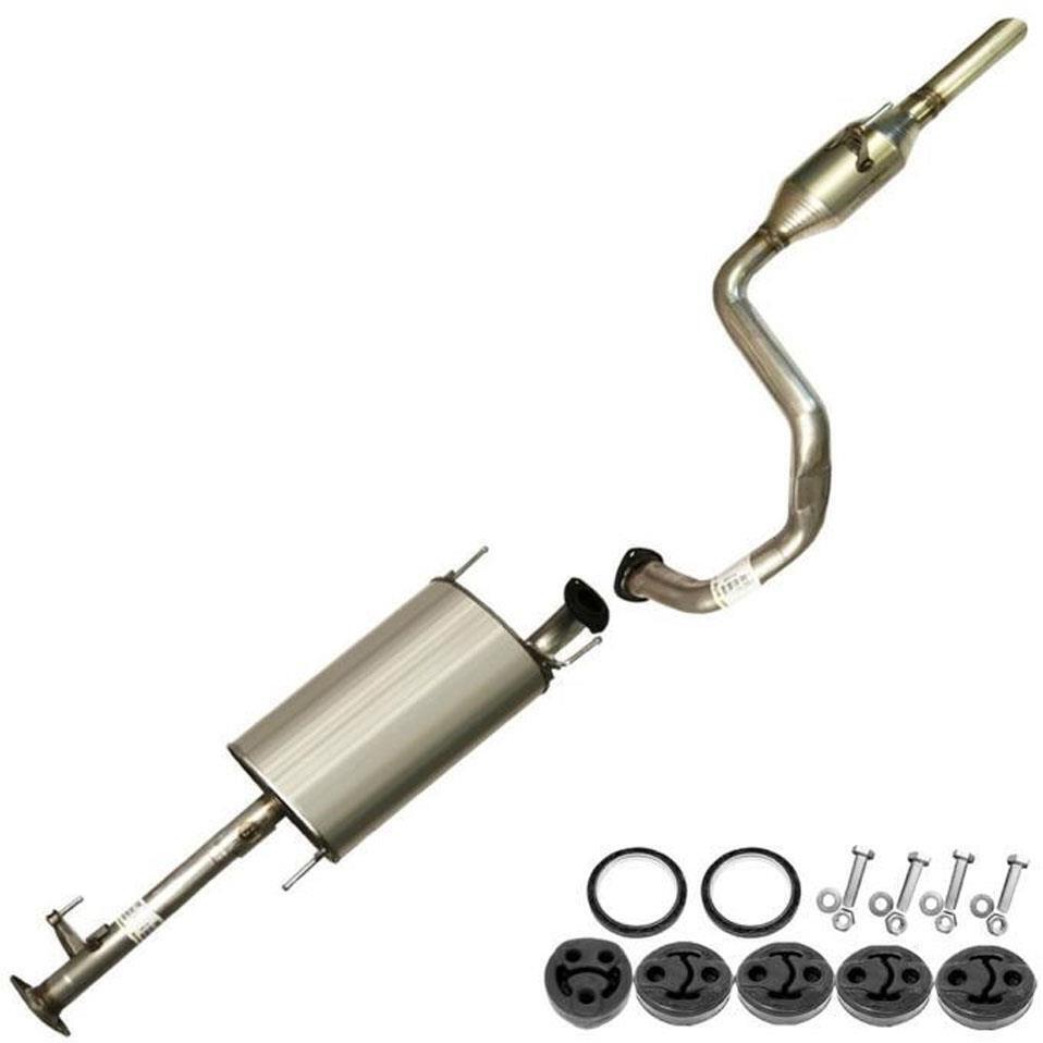 Exhaust System Kit with Hangers + Bolts  compatible with : 03-09 4Runner 4.0L
