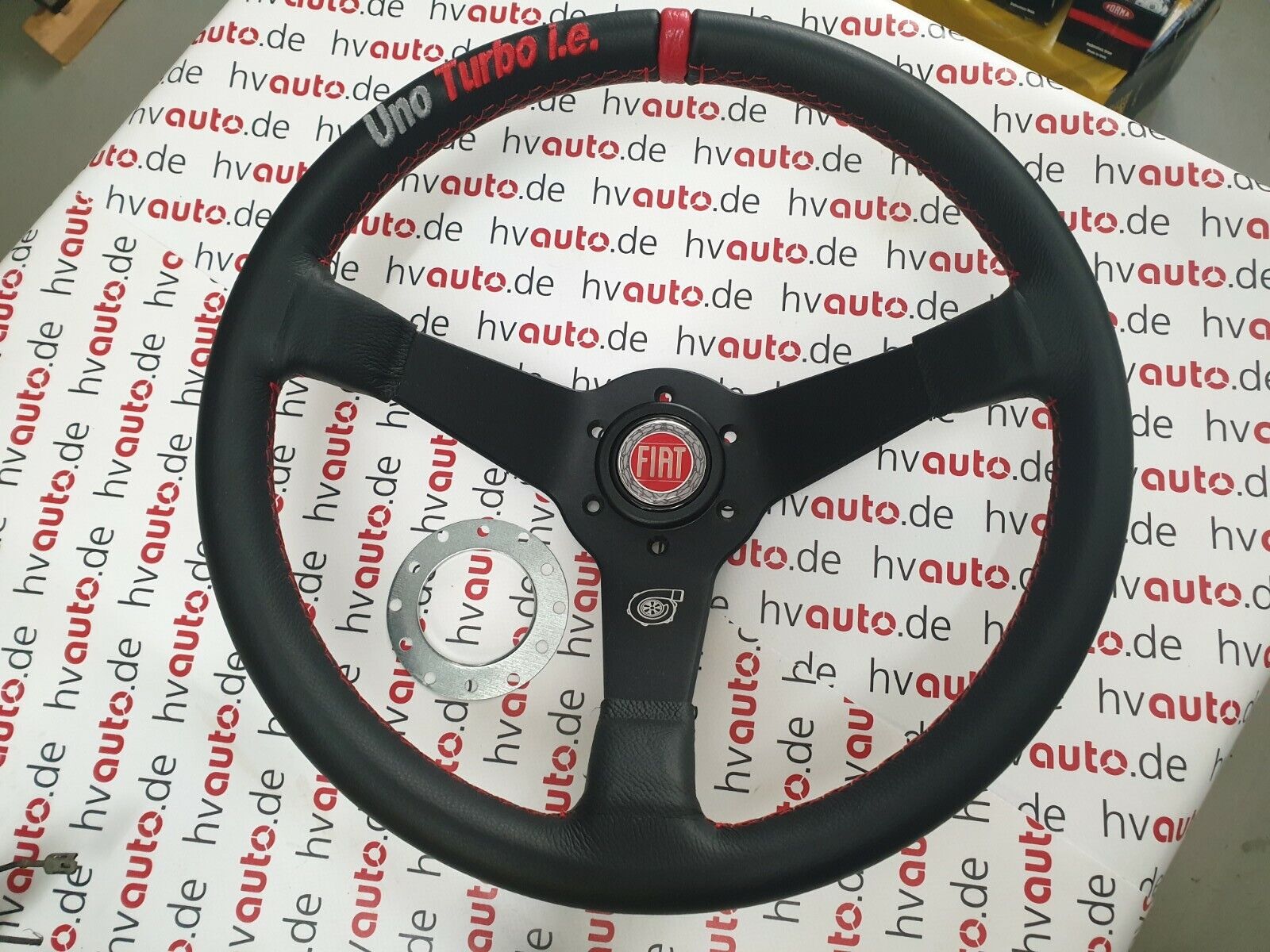 Sports steering wheel steering wheel leather steering wheel Fiat Uno Turbo MK1 &Racing 350 mm/90 mm