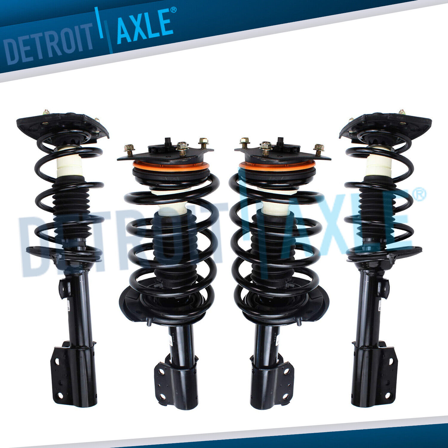 Front & Rear Struts & Coil Spring for 00-02 Chevrolet Impala Oldsmobile Intrigue