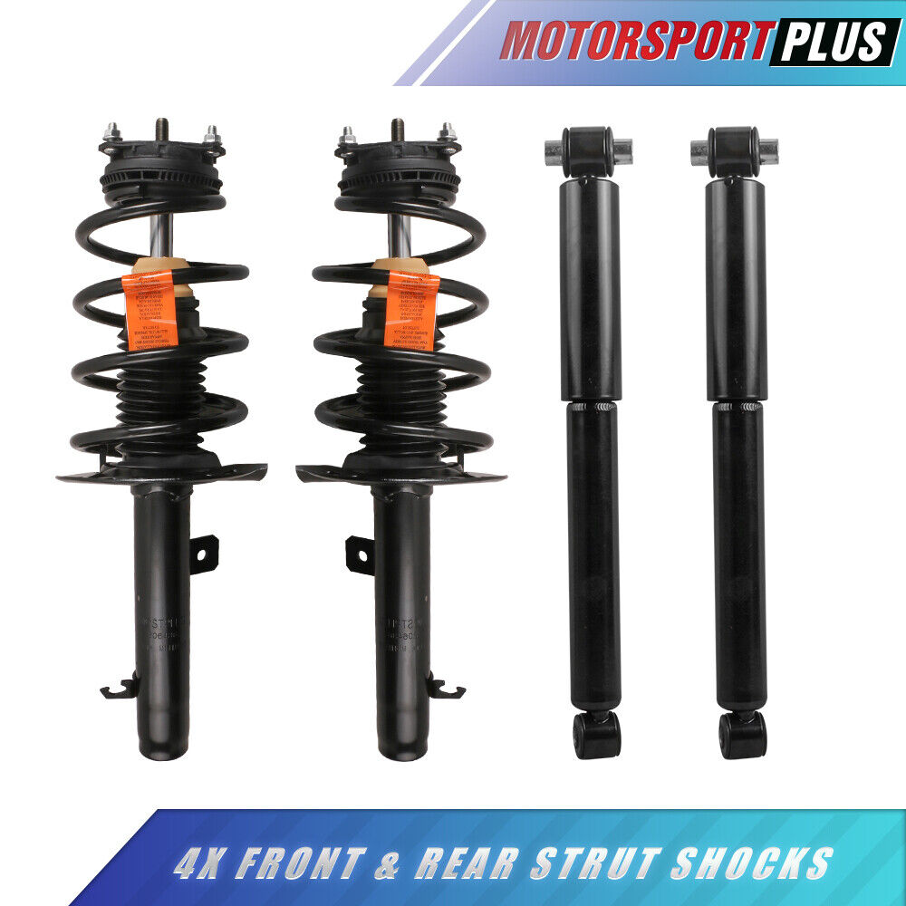 4PCS Front & Rear Struts Shocks W/ Coil Spring For 2006-2007 Ford Focus