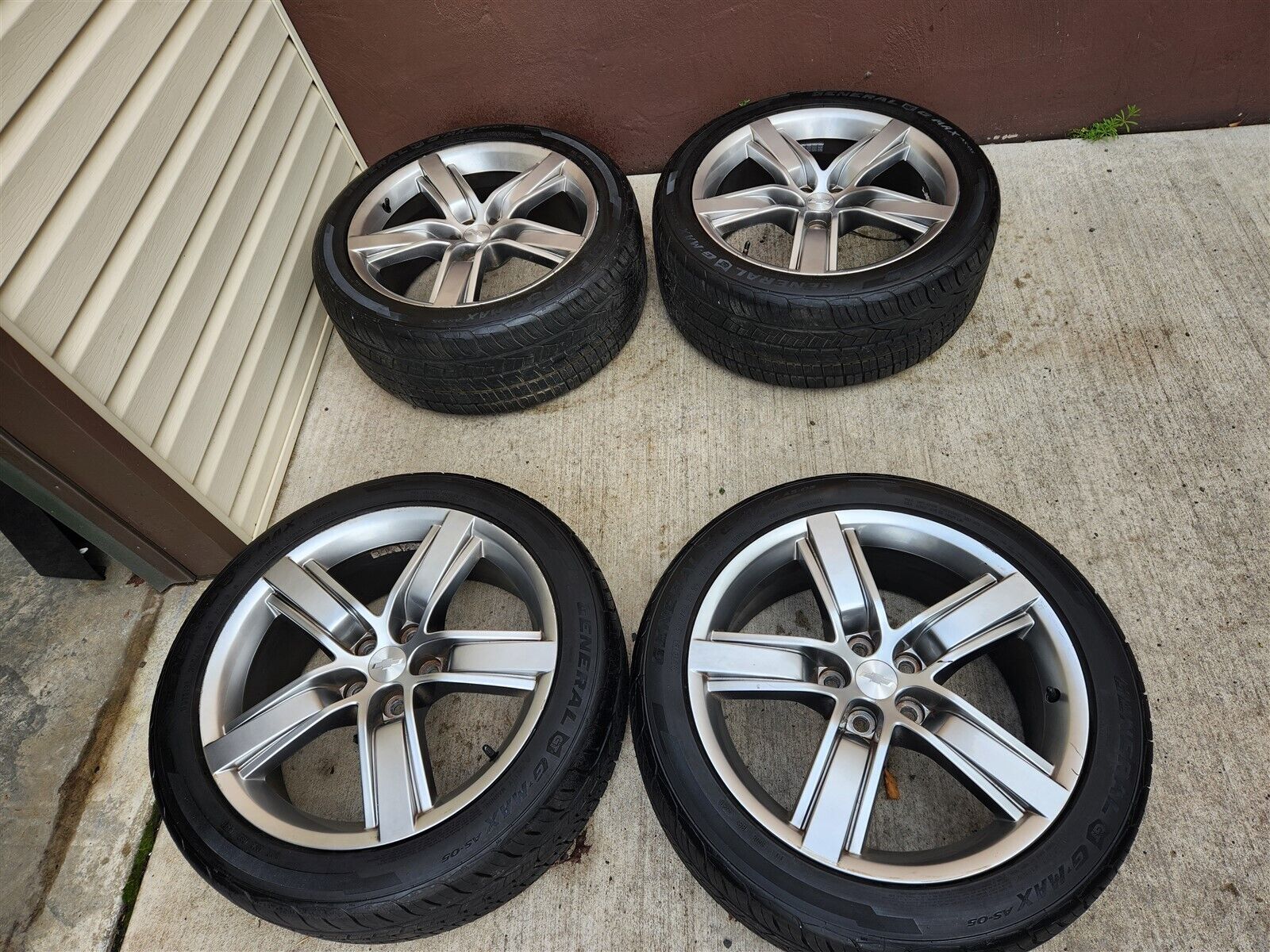 2012 Camaro SS 20 Inch Rims 45th Anniversary Wheels Set of FOUR w/ General Tires