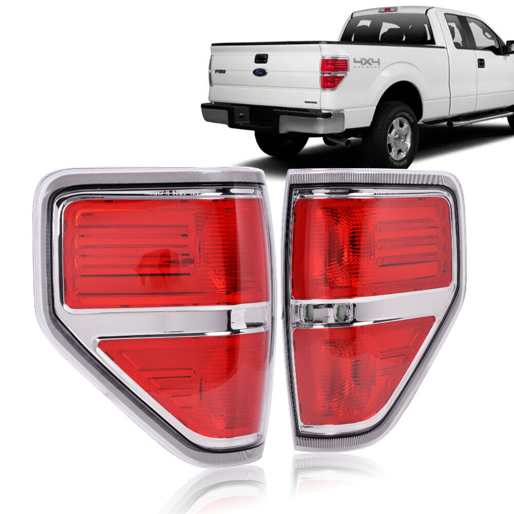 Rear Tail Lights Brake Lamps Left & Right Fit For Ford F-150 Pickup 2009-2014