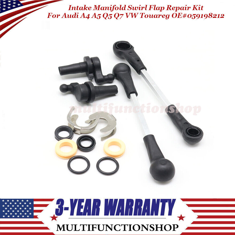 Intake Manifold Swirl Flap Repair Kit 059198212 For Audi A4 A5 Q5 Q7 VW Touareg