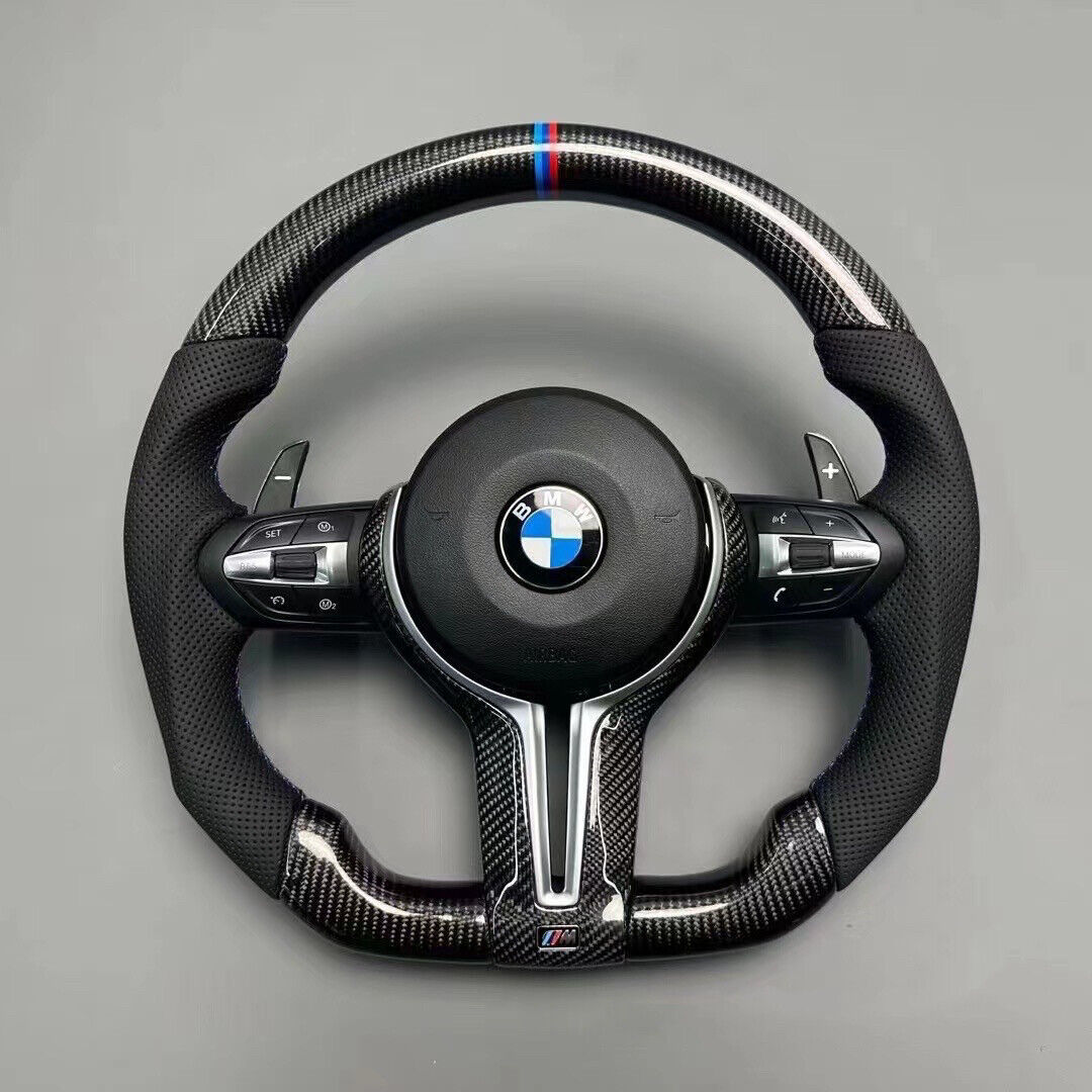 Carbon Fiber M Steering Wheel For BMW F10 F07 F11 F06 F12 F13 F01 F02 M5-M6