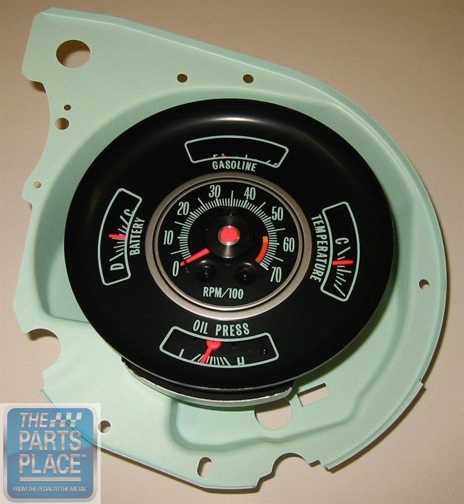 1969 Chevrolet Chevelle SS Dash Gauge & Tach Tachometer - 6000 Redline - OEM