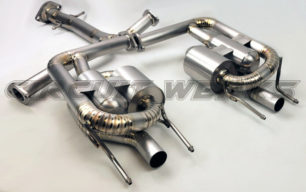 Lexus ISF 2008-2014 itanium Mufflered Axle Back Exhaust System IS-F