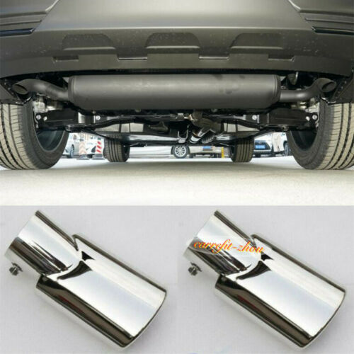 2P Stainless Rear Exhaust Muffler Tip Finisher For Lexus NX 250 350 350h 2022-23