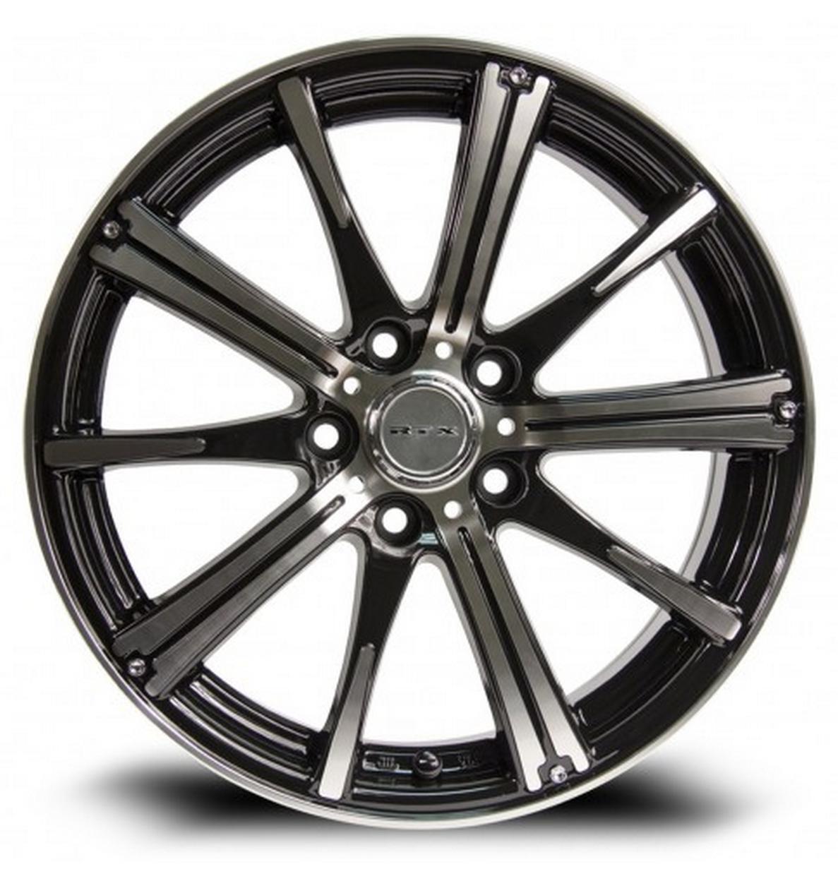 Spark • Black Machined • 14x5.5 4x100 ET38 CB73.1 Wheel Rim RTX Wheels
