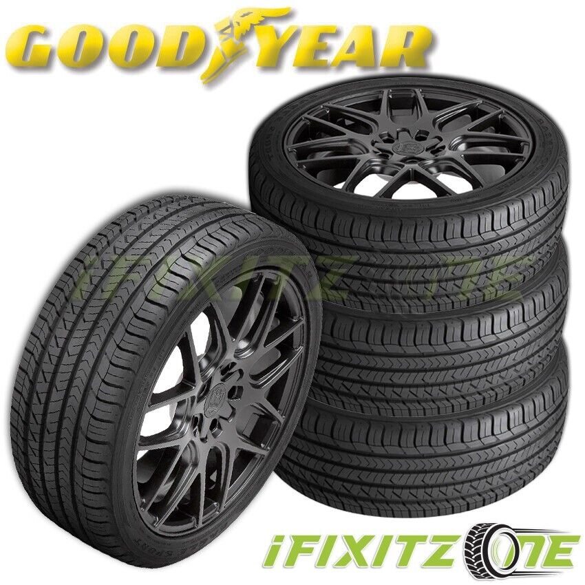 4 Goodyear Eagle Sport All Season 235/55R20 102V 50K Mileage Warranty A/S Tires