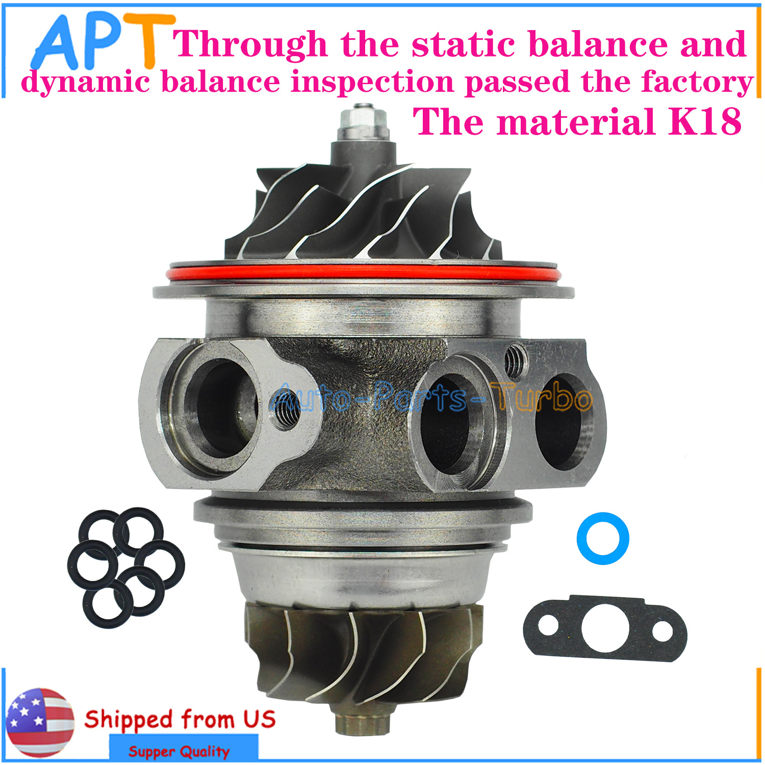 49131-07041 Upgrade TD03 Turbo Cartridge for BMW N54 335i 535xi 3.0L The right 