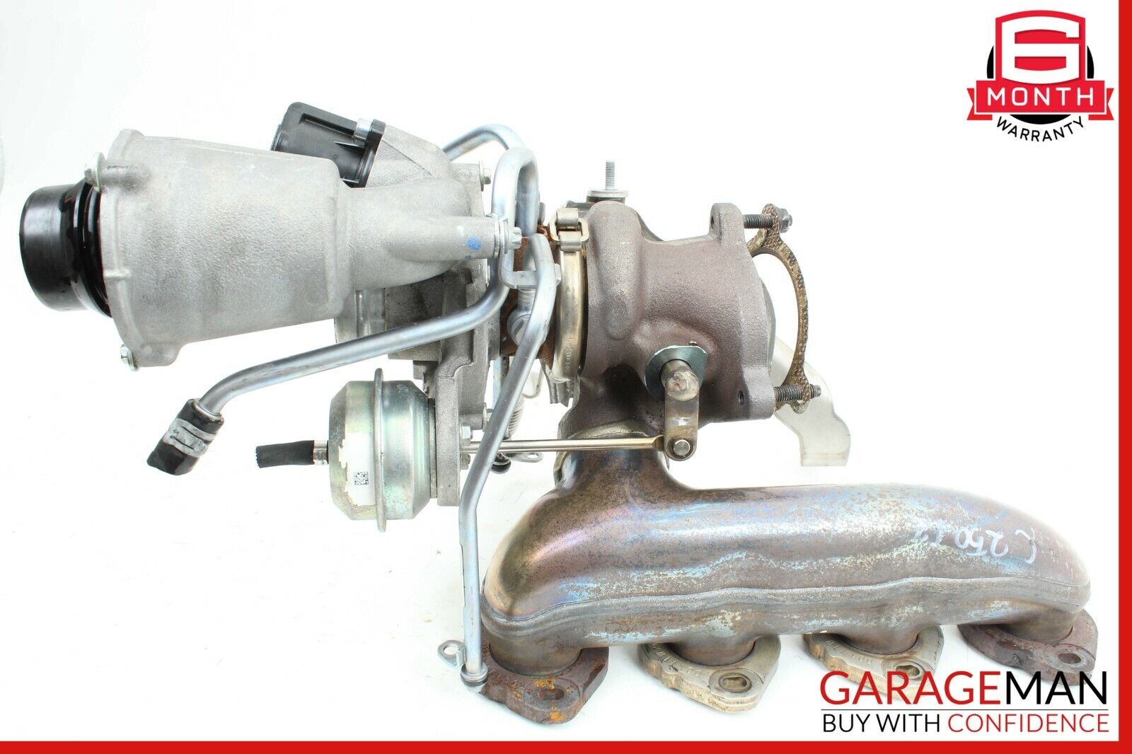 12-14 Mercedes W204 C250 Engine Motor Turbocharger Exhaust Manifold Header OEM