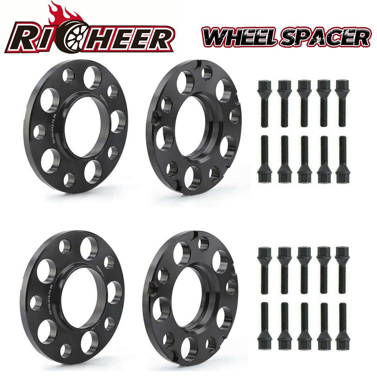 12 + 15mm 5x120 Wheel Spacers HubCentric For BMW F Series F30 F32 F33 F80 F10 M3