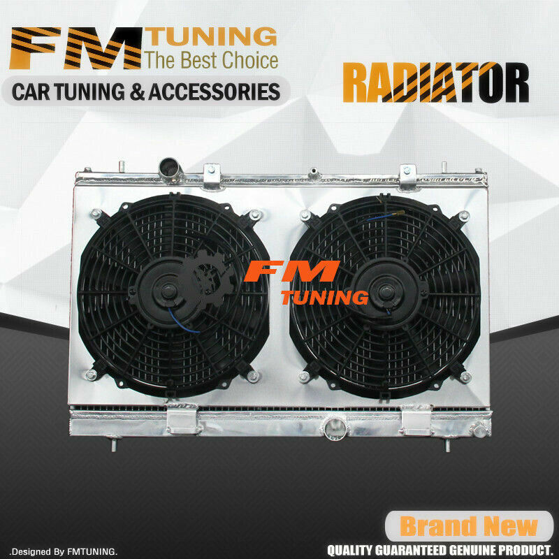 Radiator +Fan Shroud For 2003-2005 Neon SRT-4 Dodge L4 2.4L 2429CC 2 Row 2794 MT
