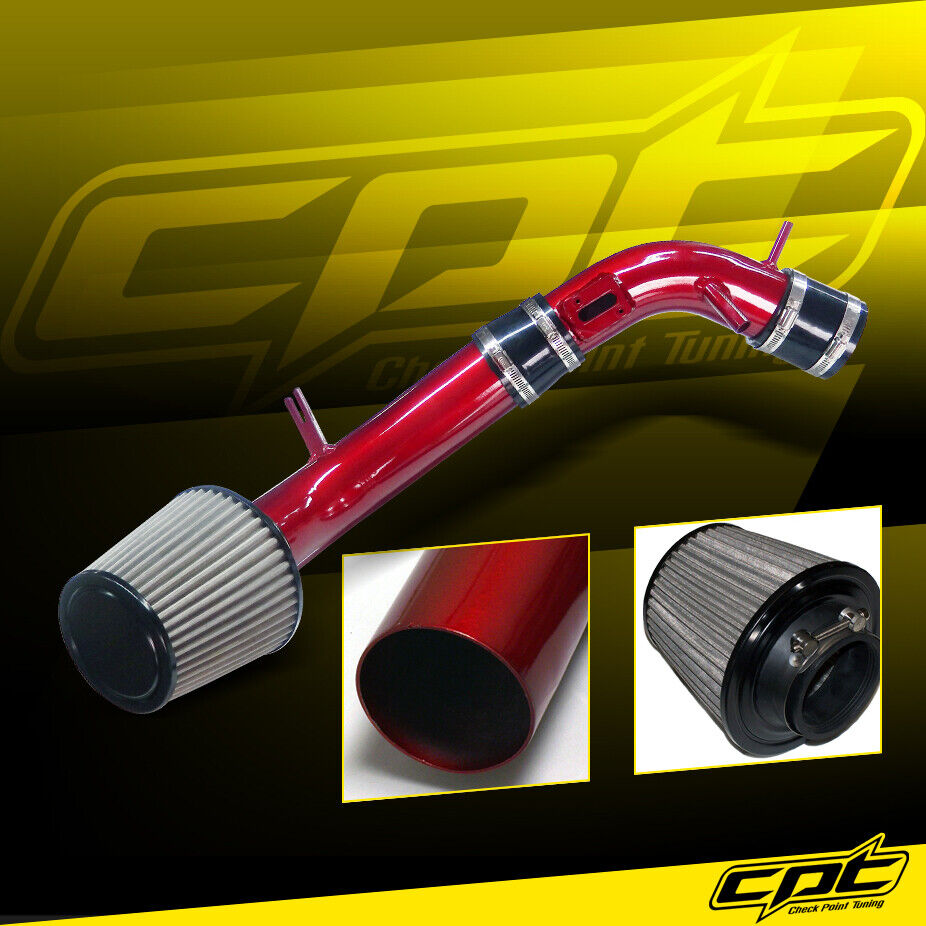 For 10-12 Ford Fusion 2.5L 4cyl Red Cold Air Intake + Red Filter Cover