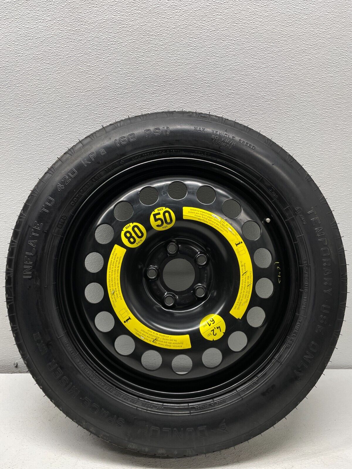 06-11 Mercedes W164 ML350 Spare Tire Wheel Donut Rim 155 90 18\