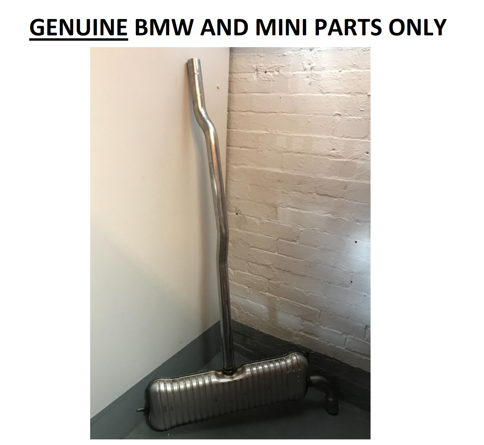 GENUINE BMW F40 118i. Rear Silencer Exhaust Back box 18308685564. F39 X2 18i 30X
