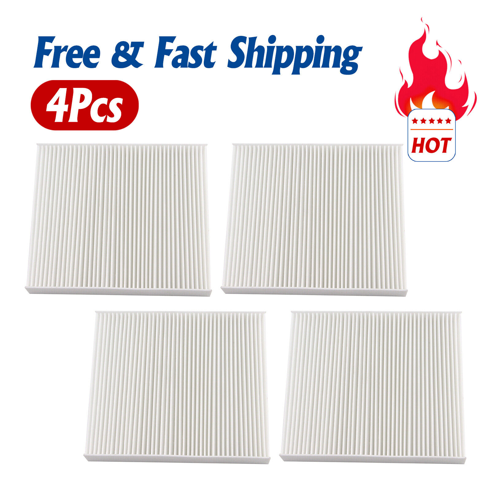 4x For SR2000092 X1987001 KENWORTH T680 T700 T880 PACCAR MX13 Cabin air Filter