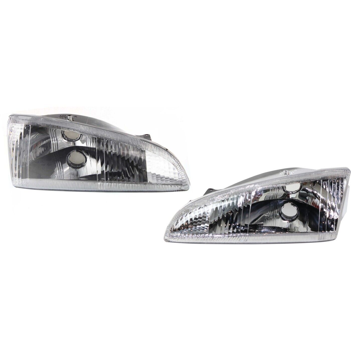 Headlights Headlamps Left & Right Pair Set for 95-97 Dodge Intrepid
