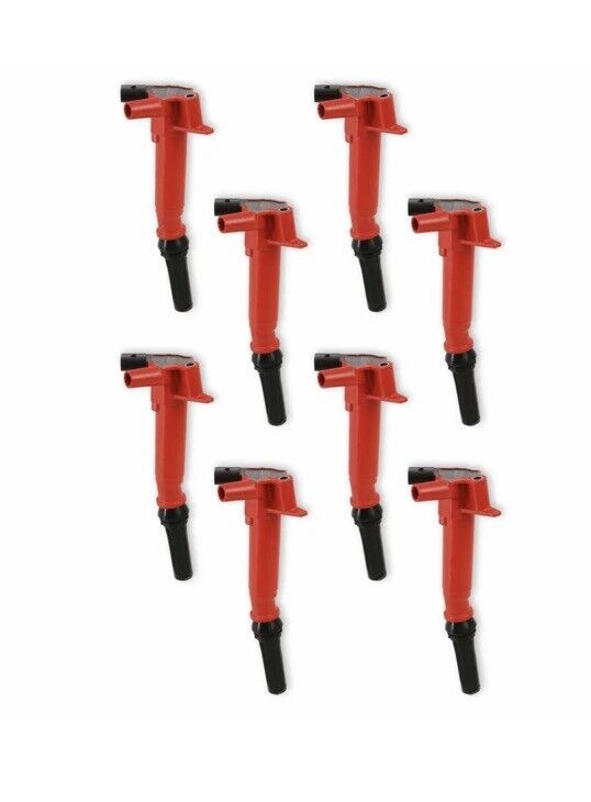 MSD Ignition Coils, 2010-2017 Ford F-Series 6.2L, Red, 8-Pack - 82748