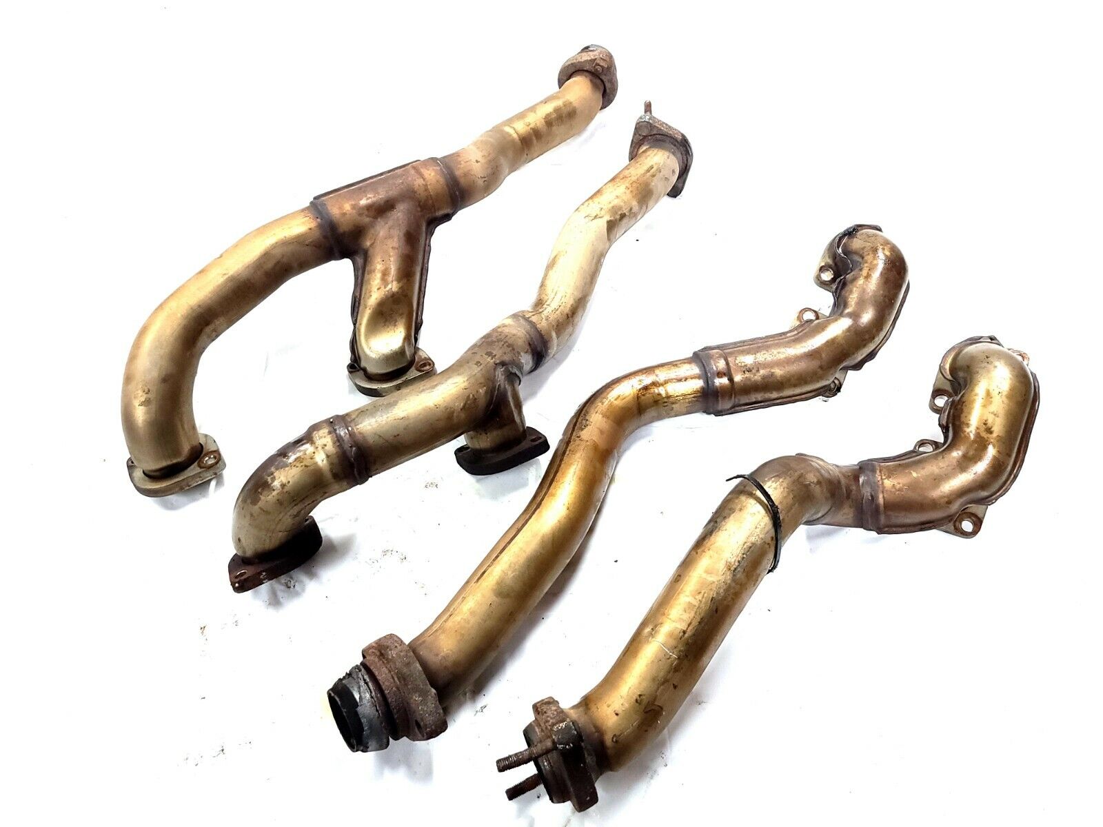 ⭐ 95-03 Bmw E38 540 740 M5 Engine Factory Exhaust Manifold Headers Pipes Set Oem