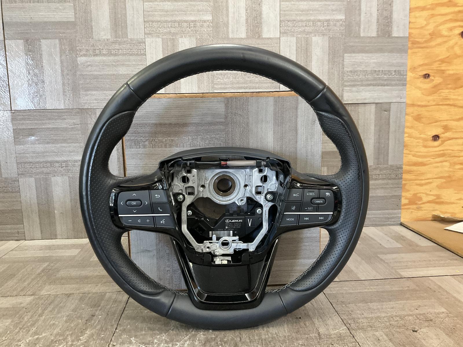 2021 TOYOTA MIRAI Steering Wheel Black Leather OEM