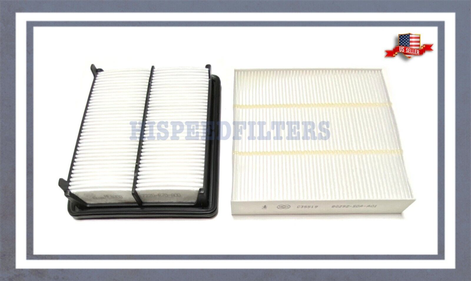 ENGINE AND CABIN AIR FILTER For ACURA TL 2009-2014 HONDA ACCORD 2008-2012 V6 