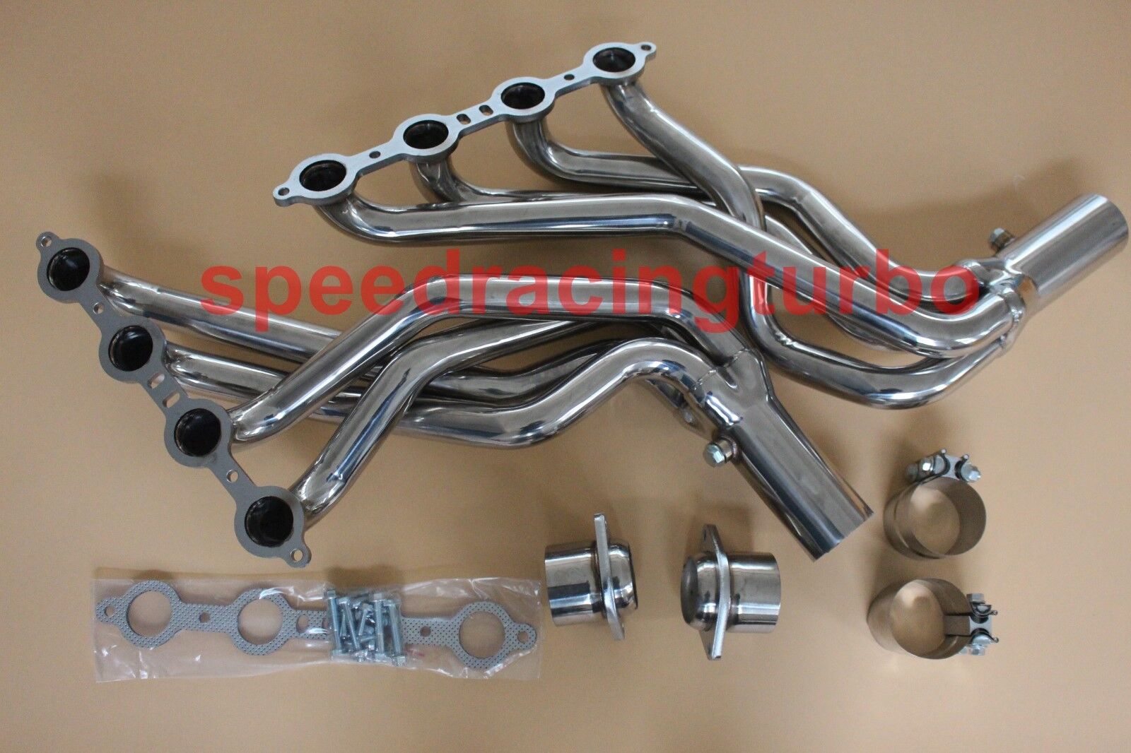 EXHAUST HEADER FOR 2004-2007 CADILLAC CTS-V 5.7L 6.0L V8 LS6 LS2 STAINLESS STEEL