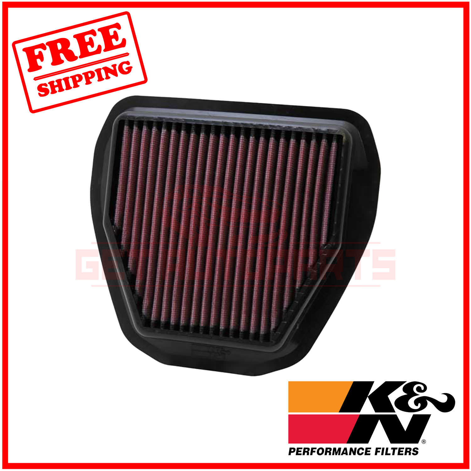 K&N Replacement Air Filter fits Yamaha YZ450F 2010-2013