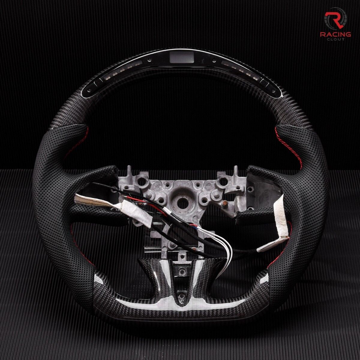 Real carbon fiber LED Sport W/heated Steering Wheel INFINITI Q50 QX50 2013-17