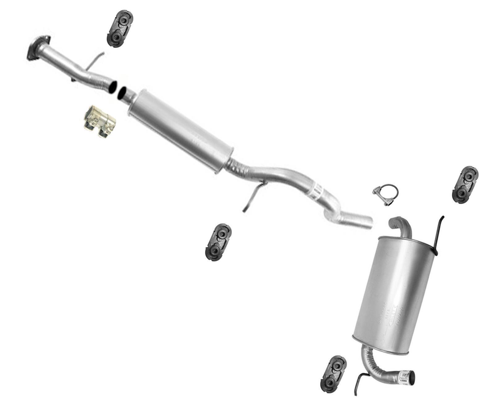 Fits 2007-2010 Hummer H3 3.7L Resonator & Muffler Assembly Exhaust System