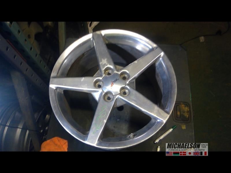 Wheel 19x10 Rear 5 Spoke Polished Opt QG7 Fits 05-07 CORVETTE