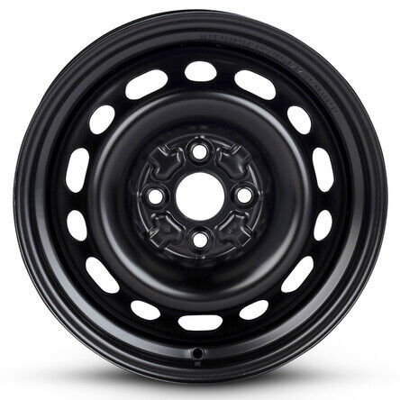 New Wheel For 2001-2003 Mazda Protege 15 Inch Black Steel Rim