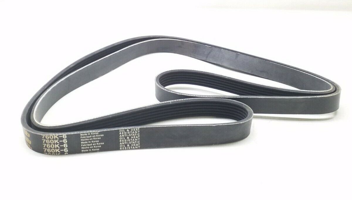 760K-6 Premium Multi-Rib Serpentine Belt Made In Korea 