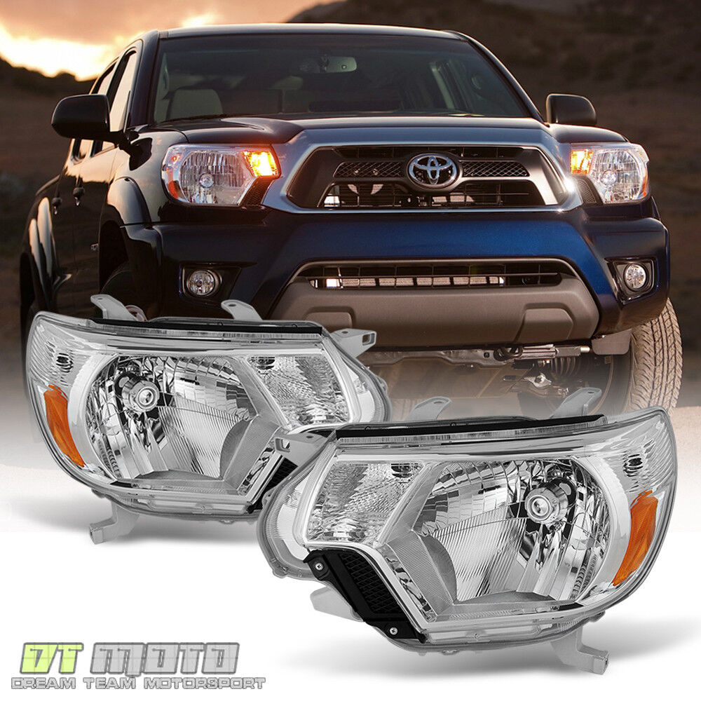 For 2012 2013 2014 2015 Toyota Tacoma Pickup TRD Headlights Headlamps Left+Right